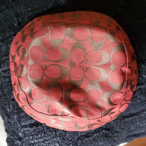 Beautiful Authentic Coach Vintage Red bucket hat... preloved (worn once) - Picture 5 of 7